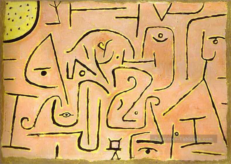 Contemplation Paul Klee Peintures à l'huile